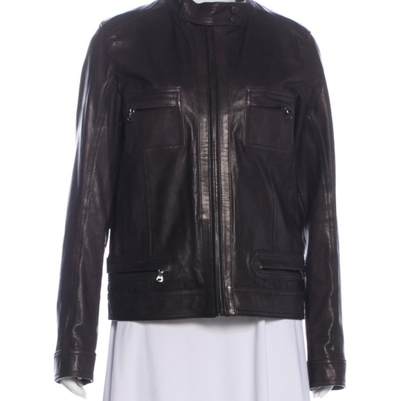 D&GLeather Zip-Up Jacket brand new